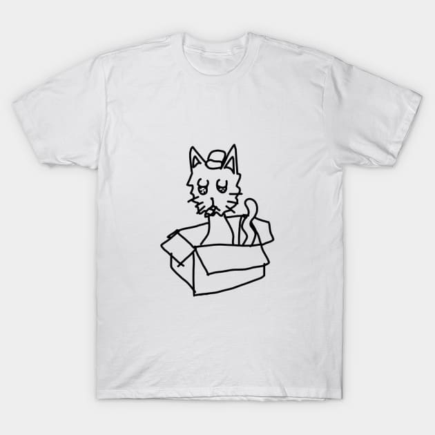 stoner cat T-Shirt by the doodler